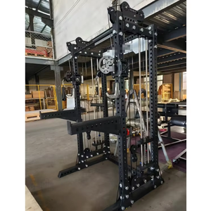 Máquina de Cable de Entrenamiento de Nuevo Estilo <span class=keywords><strong>con</strong></span> Pila de Pesas Selectorizada Dual de 70 kg - Construcción Metálica para Gimnasio, Fitness y Ejercicio - Product Image 1