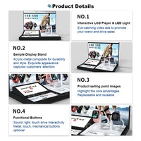 Factory Custom Acrylic POP Display Interactive Counter Retail Merchandising Solutions for Retail Smart Wearables Devices