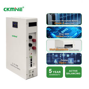 팩토리 CKMINE 5.12kWh 51.2V 100Ah 리튬인산철(LiFePO4) 배터리 레바논, 남아프리카공화국, 나이지리아 태양광 에너지 저장 시스템 도매 - Product Image 2
