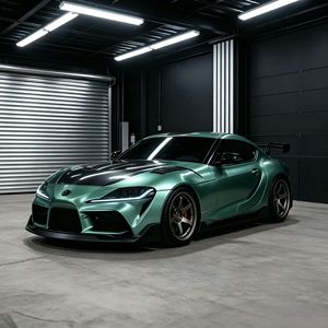 Vinilo Metalizado Verde Río para Envolver, Película de PET Anti-Amarilleo para la Transformación Diaria del Exterior del Automóvil - Product Image 6