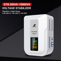 Régulateur de stabilisateur de tension automatique monophasé DTB 1500VA à 3000VA 220V/230V AC courant AVR protecteur de tension de 2000VA