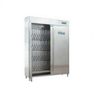 Armoire de séchage de bottes en acier inoxydable Benhe PBD-20B pour 20 paires, avec désinfection et désodorisation à l'ozone pour usine de boissons - Product Image 2