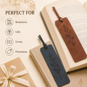<span class=keywords><strong>Segnalibro</strong></span> in Pelle Personalizzato con Incisione Laser, Nome, Citazione o Logo Personalizzati, Regalo per Laurea, Insegnanti e Amanti dei Libri, Vendita all'Ingrosso - Product Image 6