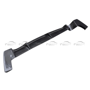 Carbon Fiber Rear Lip Bumper Fins Spoiler Winglet <b>Splitter</b> Diffuser for Honda Fit Jazz GE RS 2009-2013 - Product Image 3