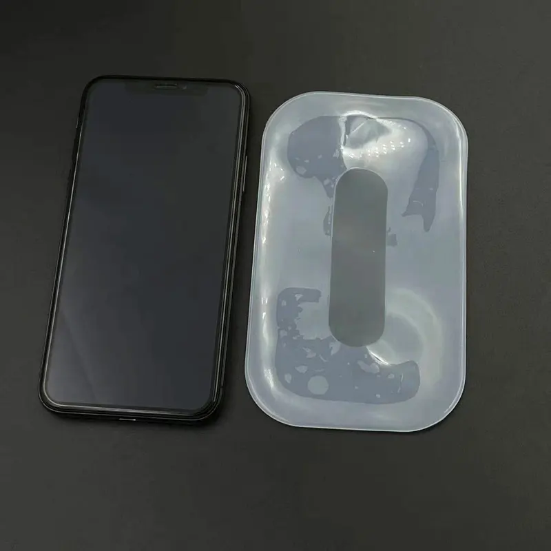 Novo Universal Transparente Waterproof Silicone Cell Smart Mobile Phone Bag Case para Takeaway Riders em dias chuvosos