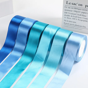 Суперпопулярная атласная лента из 100% полиэстера, 25 ярдов, односторонняя, ширина 4 см (1,5 дюйма), на заказ для упаковки подарков и декора - Product Image 5