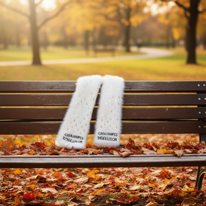 Sciarpa lunga in cotone TR Angelina 70x180cm con gocce d'oro, accessorio moda donna - Product Image 2