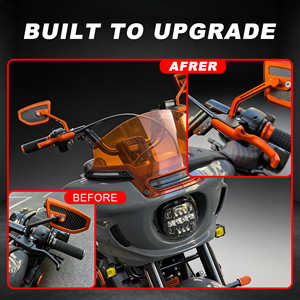 Levier de frein et d'embrayage à 3 doigts en aluminium CNC pour moto Harley Softail <span class=keywords><strong>M8</strong></span> Low Rider <span class=keywords><strong>Street</strong></span> <span class=keywords><strong>Bob</strong></span> Fat <span class=keywords><strong>Bob</strong></span> 18-26 - Product Image 2