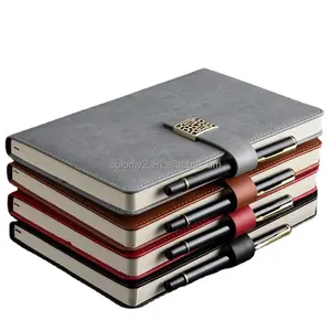 Goedkope Prijs Kantoor Producten A5 Reliëf Logo Soft Leather Journal Custom Pu Lederen Notebook Printen