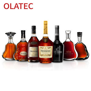 Collection de bouteilles en verre OLATEC Premium avec textures en relief, incrustations métalliques et boîtes personnalisées pour <span class=keywords><strong>Cognac</strong></span>, Whisky et spiritueux de luxe - Product Image 4