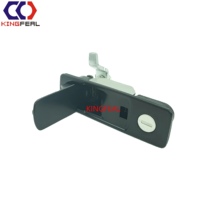 Serrure de porte à compression de grande taille, étanche, à espacement réglable, avec poignée et languette de compression