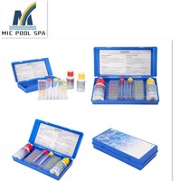 Kits de Test d'eau de chlore pour piscine, Kit de Test rapide à 5 voies (PH/CL/260/PH/salinité/acide)