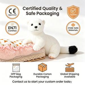 Peluche sur mesure de frette, dièse ou marmotte, personnalisable en taille, couleur et motif, idéale pour la vente en gros et les cadeaux - Product Image 2