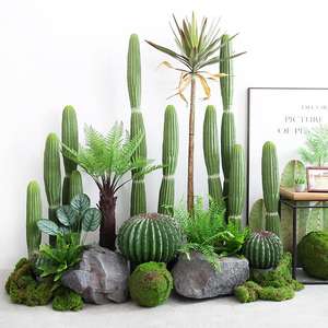 Planta Artificial Colgante <span class=keywords><strong>de</strong></span> Aspecto Real, Otras Flores y Plantas Decorativas, <span class=keywords><strong>Cactus</strong></span> Artificial para Cementerios - Product Image 4