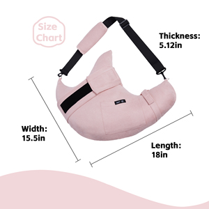 Coussin de soutien pour bras en forme de U réglable avec poche pour la récupération des épaules et le soutien corporel en rose - Product Image 5