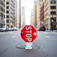 Panneaux routiers lumineux de nuit, signalisation de circulation, panneaux de limitation de vitesse pour autoroutes, panneaux en aluminium personnalisés de qualité publicitaire