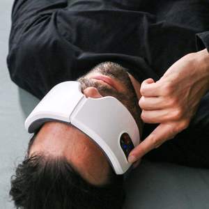 SHOmfrs 電気蒸気アイマスク マッサージ 恒温温湿布 スマートタイマー 遮光 目の疲れを軽減 オフィス 3D スリープマスク - Product Image 3