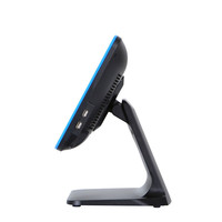 Terminal de point de vente intelligent MHY 15,6 pouces Full HD avec écran tactile capacitif, lecteur de code QR, imprimante intégrée, noir, supermarché
