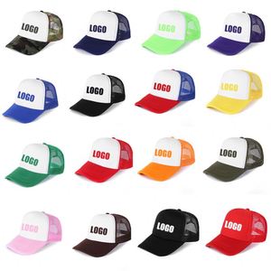 Casquette de camionneur en maille à 5 panneaux avec logo brodé personnalisé, casquette de camionneur en mousse imprimée - Product Image 4