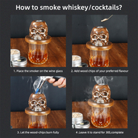 Kit de fumage de whisky en gros avec copeaux de bois et torche pour cocktails, bourbon, bar à domicile, fête, accessoires de bar créatifs OEM/ODM