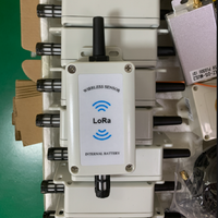 Capteurs IoT sans fil de température et d'humidité extérieurs LoRa Ethernet IP67 en plastique OEM ODM avec autonomie de batterie de 5 ans et portée de 5 km