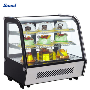 Quầy Thương Mại Bánh <span class=keywords><strong>Showcase</strong></span> Glass Tủ Lạnh Hiển Thị Trường Hợp Cho Bánh Nướng - Product Image 4