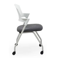 Chaise de bureau intégrée à un ordinateur, chaise de conférence avec tablette d'écriture, chaise de formation avec tablette, chaise de bureau