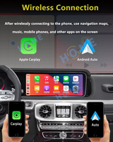 Écran double 12,3 pouces, panneau d'instruments multimédia Android, compatible avec Mercedes W213 W222 W257 W463 E S G CLS 2016-2025, autoradio
