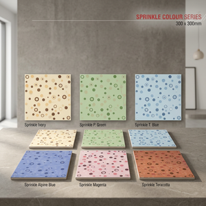 Dernières dalles de sol en céramique brillante rectifiée 300x300mm, surface rustique, 12x12, gaufrage numérique, perforées - Product Image 2