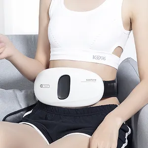 Recharge Wireless Smart Stomach Belly Waist Abdomen Warm Compress Massager Electric Back Massage With Heat