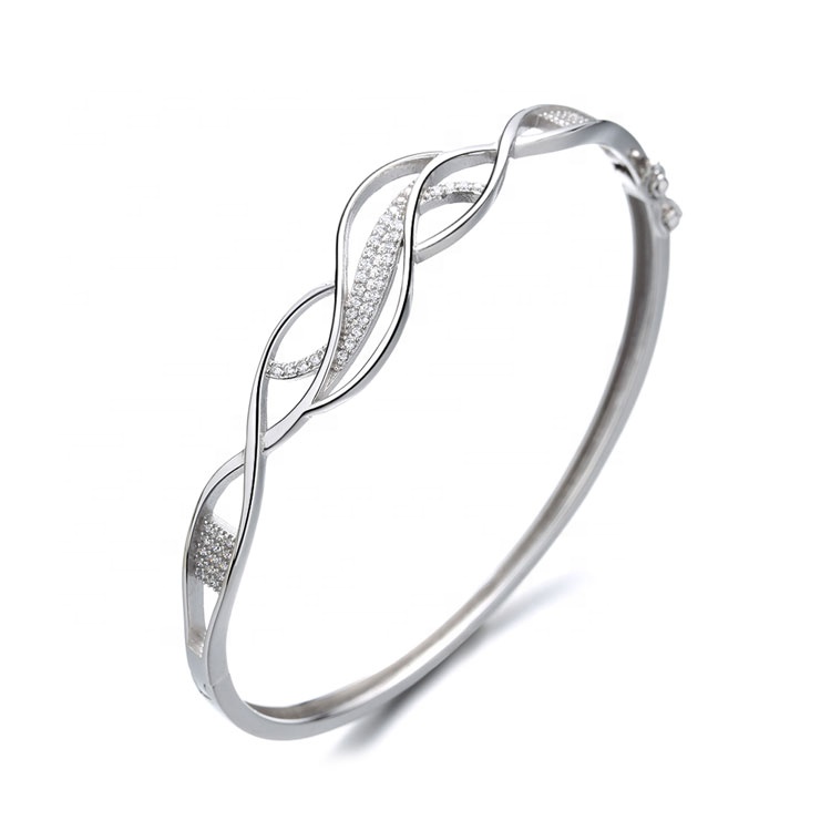 アクセサリー silver 925 simple design bangle 925 Silver Simple Design bangle – 925 silver