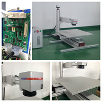 Máquina de Marcado Láser de Fibra Portátil de Gran Formato 20W 30W 50W Galvo Raycus IPG Área de Trabajo 300x300mm 600x600mm 1000x1000mm