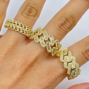 Custom Pass Diamond Tester Hip Hop VVS Moissanite Anel Iced Out Anel de casamento Real Gold 10K 14k Gold Fine Jewelry Para Homens Mulheres