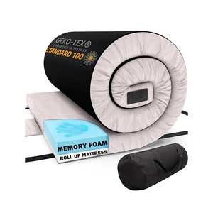 Kinggear di động cuộn lên mattess thoải mái di động bộ nhớ bọt cắm trại Nệm <span class=keywords><strong>Pad</strong></span> sàn ngủ Mat <span class=keywords><strong>Pad</strong></span> cho xe cắm trại - Product Image 1