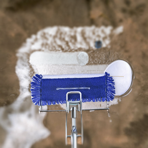 Mop Sintetico Morbido Blu 75 Cm Con Telaio - Product Image 3