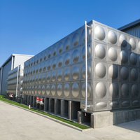 Réservoir de stockage d'eau potable en acier inoxydable sanitaire de qualité alimentaire pour la maison