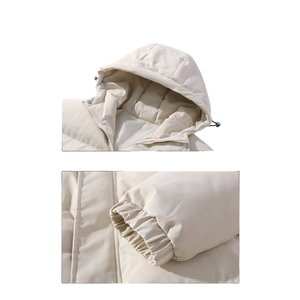 Unisex trùm đầu thoáng khí xuống áo Windproof chịu mài mòn chống vết Polyester Mùa Đông - Product Image 5