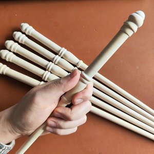 Varita Mágica de Madera de Abedul de 35.5 cm de Largo para Dibujar y Cosplay, Varita Mágica de Madera Ecológica - Product Image 2
