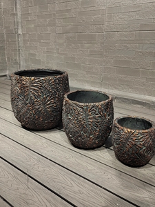 Su misura <span class=keywords><strong>in</strong></span> fibra di <span class=keywords><strong>cemento</strong></span> di forma rotonda di Design per interni/esterni da giardino <span class=keywords><strong>fioriere</strong></span> <span class=keywords><strong>fioriere</strong></span> per l'arredamento di Home Hotel - Product Image 4