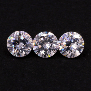 Trang Sức Redleaf 5a Đá Quý Lỏng Lẻo 0.6-3.0Mm Đá <span class=keywords><strong>Zircon</strong></span> Tròn Kim Cương Cắt Đá Zirconia - Product Image 2