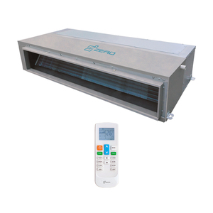 Système de climatisation split avec unité de ventilation dissimulée au plafond 3TON/36000BTU 10.5KW avec pompe 220V 16SEER R410A pour bureau - Product Image 1