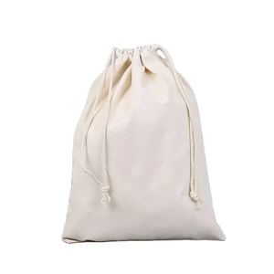 Housses anti-poussière en toile de coton et de lin avec cordon de serrage pour sac à main, chaussures, vêtements - Product Image 2