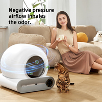 Bac à litière pour chat automatique intelligent, grand format, Fosuhouse, électrique, à nettoyage rapide, fermé, personnalisable