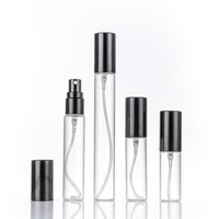 Botol Semprot Kaca Mini 5ml 8ml 10ml Tutup Sekrup Plastik Isi Ulang Sumbat Karet Cetak Sablon Kemasan Parfum Kosong