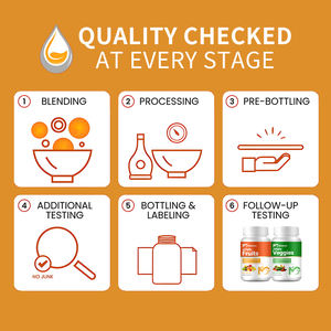 Atacado OEM Private Label Vitaminas e Minerais Suplemento Extrato Herbal Fabricantes Vegan Frutas e Vegetais Cápsulas - Product Image 6