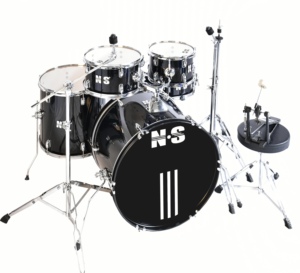 Erwachsene Kinder 5-teiliges Doppelschicht-Ahornholz Umweltfreundliches Schlagzeug-Set für Heim-Musikalische Übung Aufführung Prüfung AOOLOO JP-900 - Product Image 1