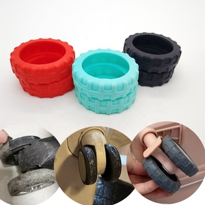 Silicone Wheels Cover for Luggage Office <b>Chair</b> Foot Wheels Anti-Slip Wear-Resistant Silent Shock Absorption - Product Image 4