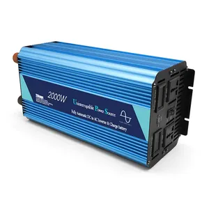 BET2000S Full Automatic 2000W 4000 Watt 4000W Power 12V Dc 220V Ac Pure Sine Wave Inverter With Charger