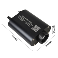 Moteur de lumière à fibres optiques LED RGBW 12W avec contrôle musical par application pour effet ciel étoilé pour décoration de plafond