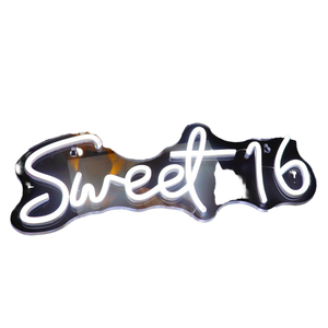 Sweet 16 <b>Neon</b> <b>Sign</b> <b>Battery</b> Powered Bluetooth Controlled IP65 Waterproof Acrylic Wall Hanging Girls Room Home Art Office Wall - Product Image 4